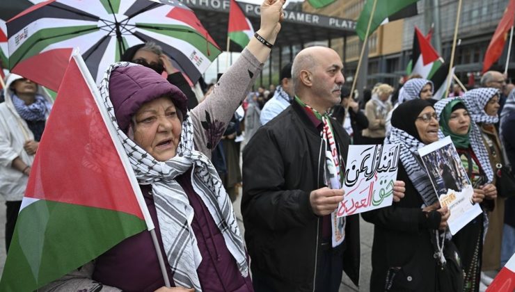 Almanya’da Nekbe’nin 77. Yılında İsrail’in Gazze’ye Saldırılarına Protesto
