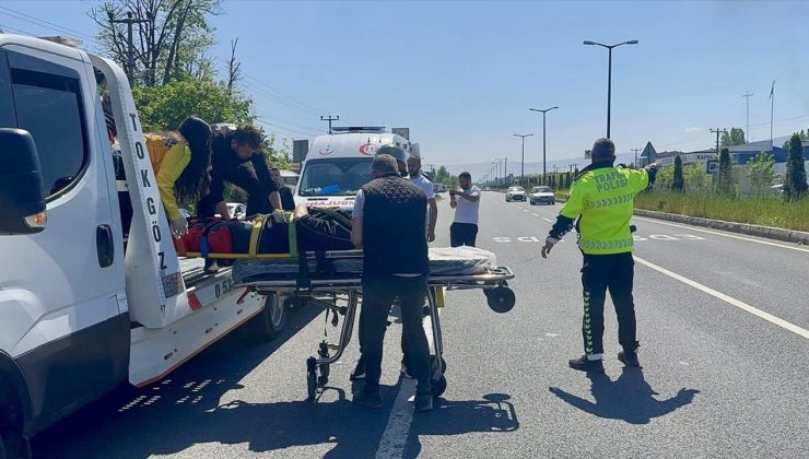 Düzce’de Motosiklet Kazası: Kurye Yaralandı