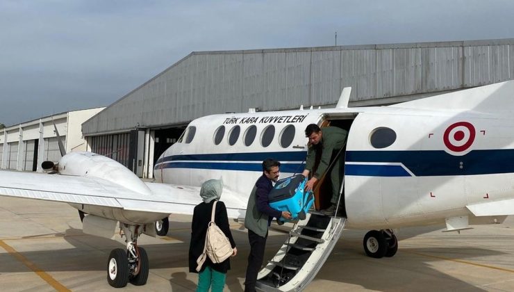 Kara Kuvvetleri Uçağı Acil Kalp Nakli İçin Havalandı