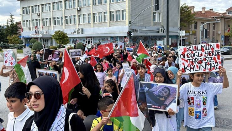 Kırşehir’de Çocuklar Gazze İçin Yürüdü