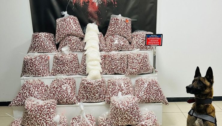 397 Bin Hap ve 7 Kilogram Metamfetamin Ele Geçirildi