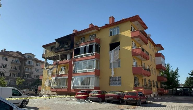 Konya’da Doğal Gaz Patlamasında 12 Kişi Yaralandı