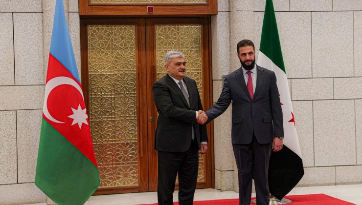 Suriye Cumhurbaşkanı Şara, Azerbaycan Heyetini Şam’da Ağırladı