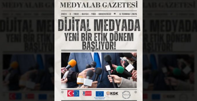 AB destekli KGK Eğitim Projesi MEDYALAB takvimi belli oldu