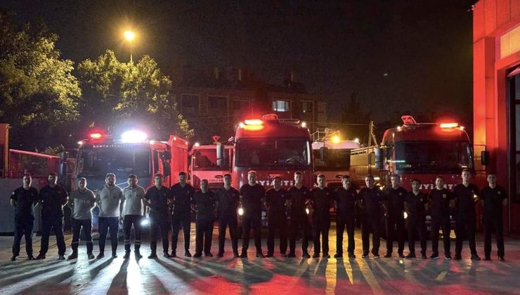 Bursa’daki Orman Yangınlarına Konya’dan Destek Ekip Gönderildi