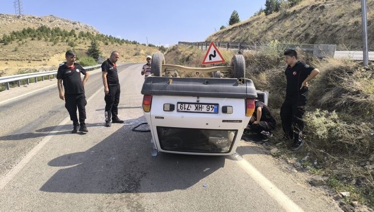 Kahramanmaraş’ta Devrilen Otomobilde Can Kaybı: 1 Ölü, 1 Yaralı