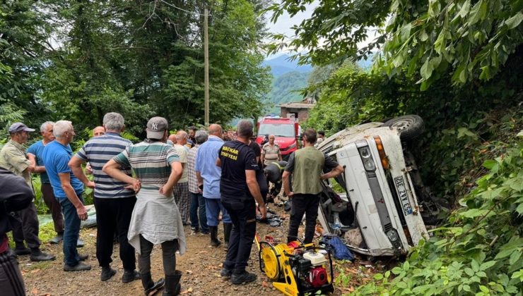 Rize’de Panelvanın Devrilmesi: 2 Ölü, 3 Yaralı