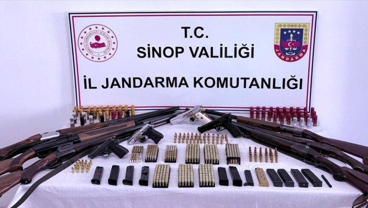Sinop’ta Silah Kaçakçılığı Operasyonu: 5 Zanlı Yakalandı