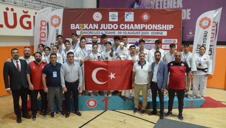 Edirne’de 21. Yaş Altı Balkan Judo Şampiyonası Sonuçlandı