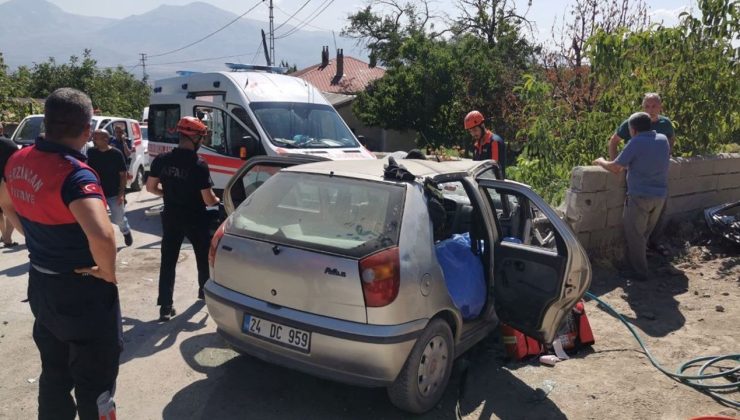 Erzincan’daki Trafik Kazasında 1 Kişi Hayatını Kaybetti, 3 Yaralı