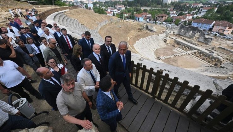 Kültür ve Turizm Bakanı Ersoy Düzce’de İncelemelerde Bulundu