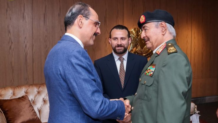 MİT Başkanı Kalın, Bingazi’de Hafter ile görüştü
