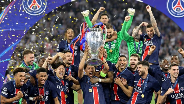 UEFA Şampiyonlar Ligi şampiyonu PSG