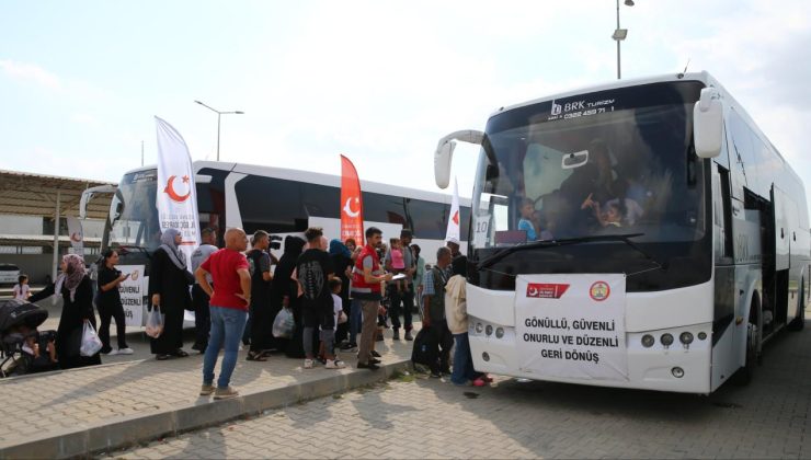 2016’dan bu yana 1 milyon 407 bin Suriyeli gönüllü geri dönüş yaptı
