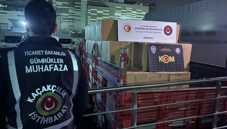 Gümrüklerde 74,8 milyar liralık kaçak eşya ele geçirildi