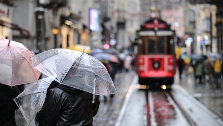 İstanbul’da hafta sonu için sağanak uyarısı