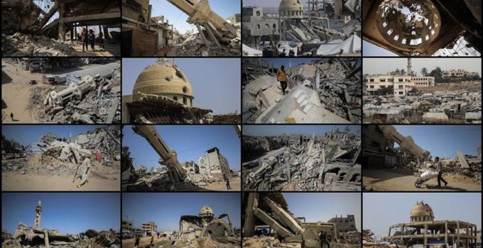 Gazze’nin asırlık camileri İsrail saldırılarında yok oldu