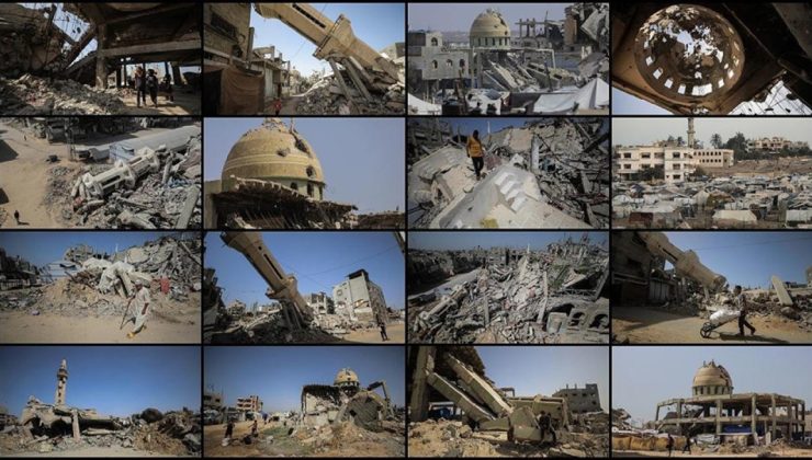 Gazze’nin asırlık camileri İsrail saldırılarında yok oldu