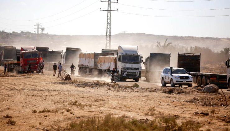 Gazze’deki hükümet: Ateşkesten bu yana bölgeye sadece 173 yardım tırı girdi