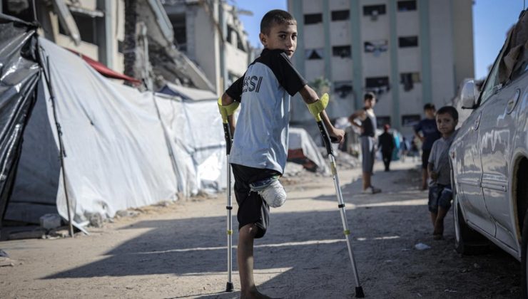 Euro-Med: Gazze’de 3 yıllık soykırımda 10 binden fazla çocuk uzuv kaybı yaşadı