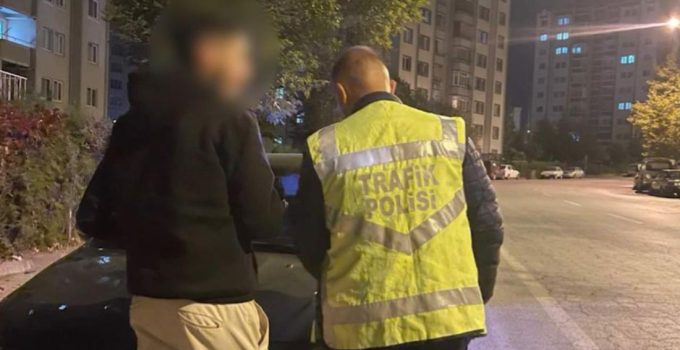 Kayseri’de drift atan ehliyetsiz sürücüye 83 bin lira ceza kesildi