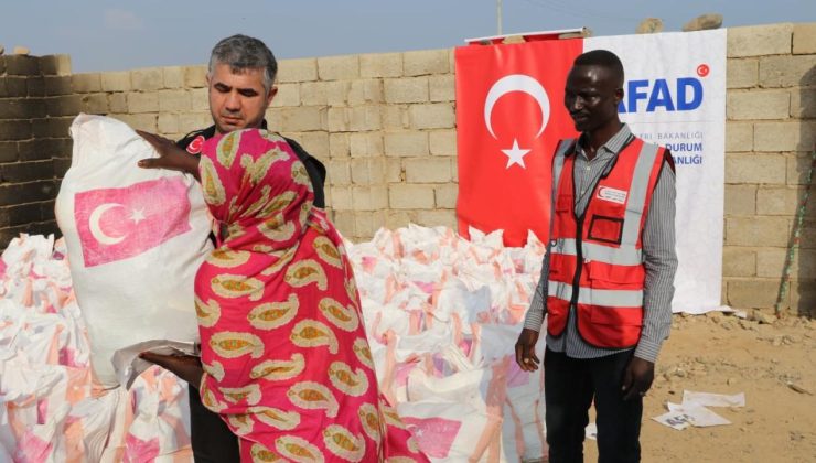 AFAD’dan çatışmaların sürdüğü Sudan’a gıda desteği