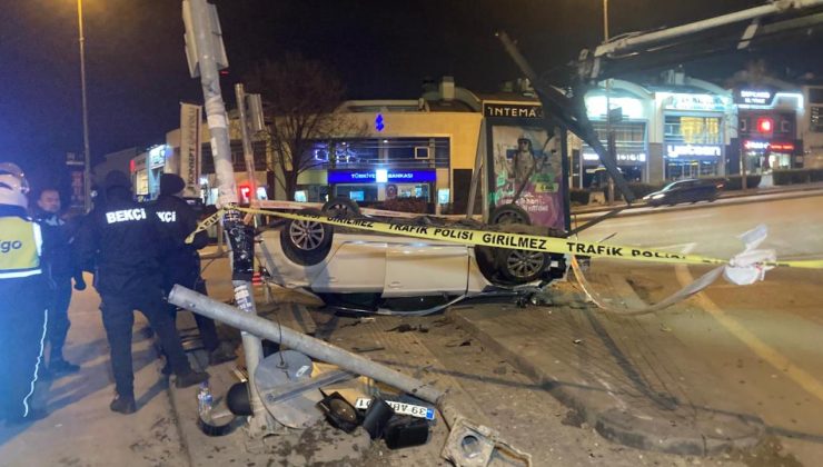 Ankara’da otomobil motosikletle çarpıştı: 4 yaralı