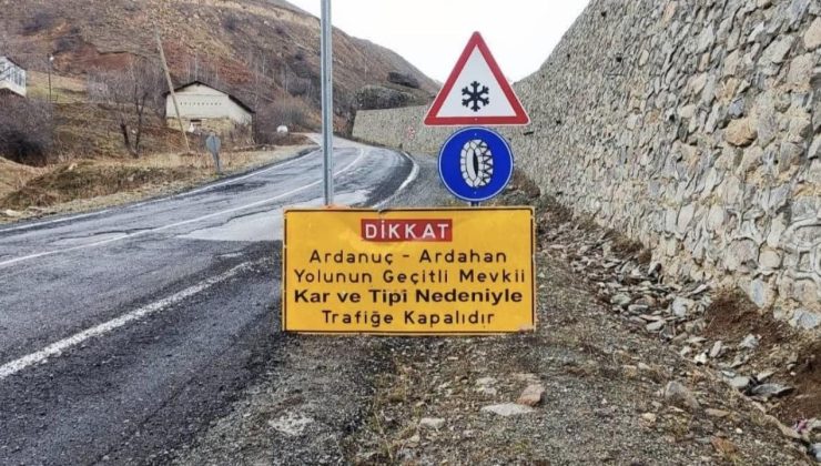 Ardahan-Ardanuç kara yolu kış boyunca ulaşıma kapalı olacak