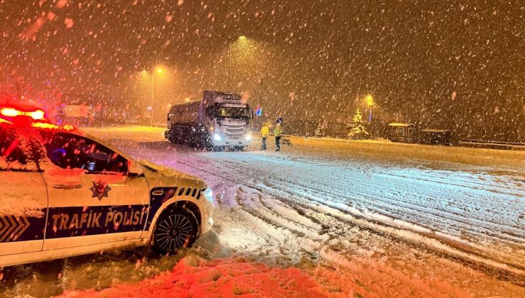 Bolu kent merkezinde metrekareye 84,4 milimetre kar yağdı
