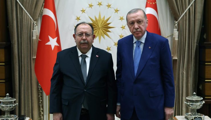 Cumhurbaşkanı Erdoğan, YSK Başkanı Yener'i kabul etti