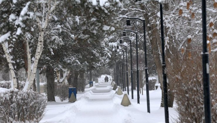 Türkiye’nin en soğuk yeri eksi 30,3 dereceyle Erzurum oldu