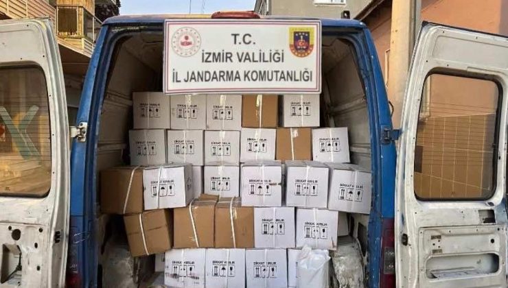 İzmir’de 4 bin 130 litre etil alkol ele geçirildi