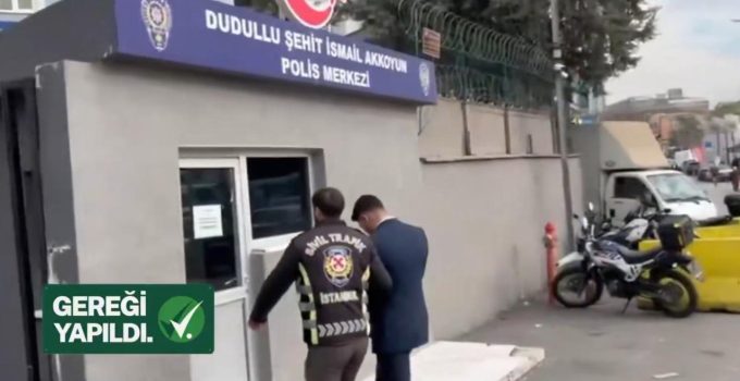 İstanbul’da trafik güvenliğini tehlikeye sokan sürücü yakalandı