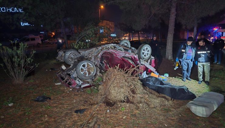 Karabük’te otomobil ağaca çarpıp devrildi: 1 ölü