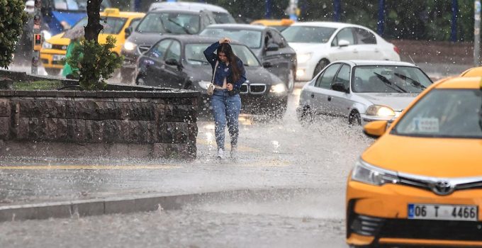 Ankara için kuvvetli yağış uyarısı