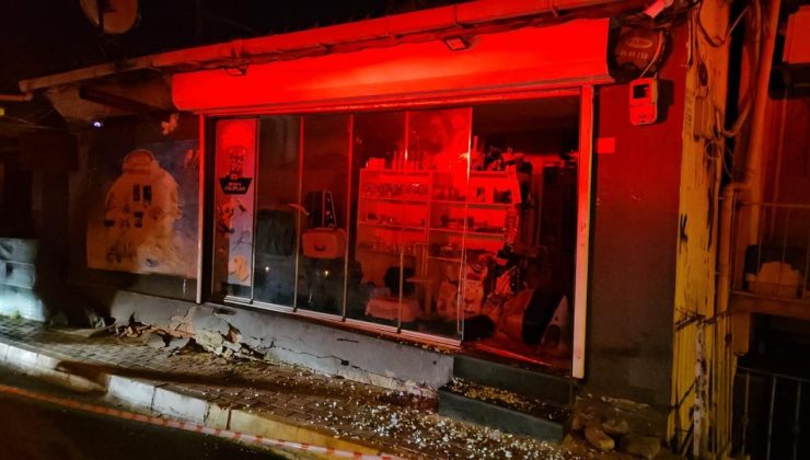 İstanbul’da kolonlarında çatlak oluşan bina boşaltıldı