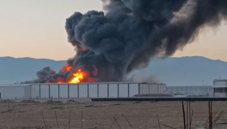 Denizli’de fabrika yangını – Son Dakika Haberleri