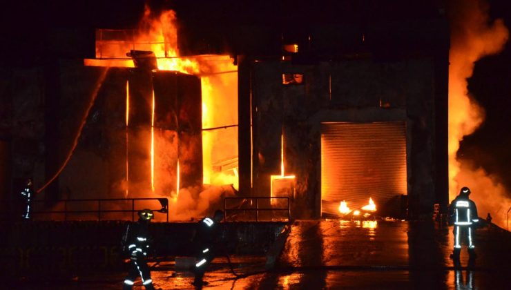 Antalya’da soğuk hava deposunda yangın