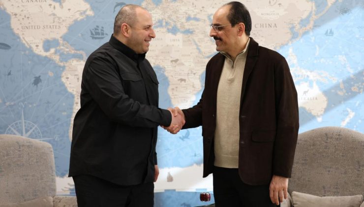 MİT Başkanı Kalın, Ukrayna Ulusal Güvenlik ve Savunma Konseyi Sekreteri Umerov ile görüştü