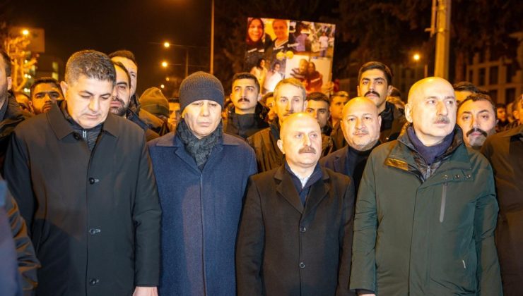 Bakan Yerlikaya ‘sessiz yürüyüş’e katıldı