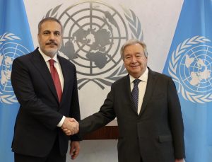 Bakan Fidan BM Genel Sekreteri Guterres ile görüştü