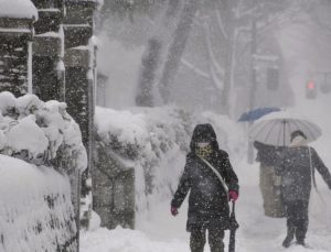 Japonya’da şiddetli kış şartlarından kaynaklanan can kayıplarının sayısı 46’ya yükseldi