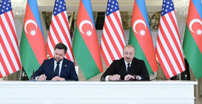 Azerbaycan ve ABD, stratejik ortaklık şartı imzaladı