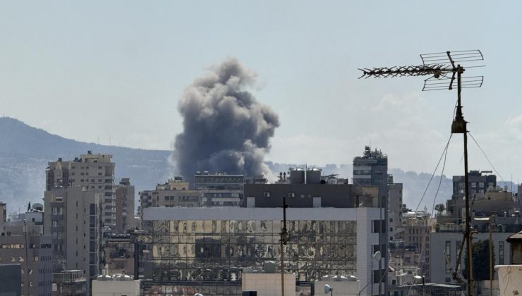 İşgalci İsrail ordusu Beyrut’un Dahiye bölgesine bir hava saldırısı düzenledi