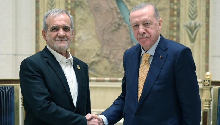 Cumhurbaşkanı Erdoğan İran Cumhurbaşkanı Pezeşkiyan ile görüştü