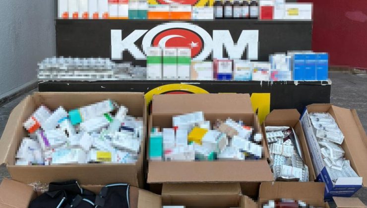 Adana’da 6 bin 247 ilaç ve 216 tıbbi cihaz ele geçirildi