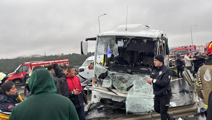 Kuzey Marmara Otoyolu’nda kaza: 30 yaralı