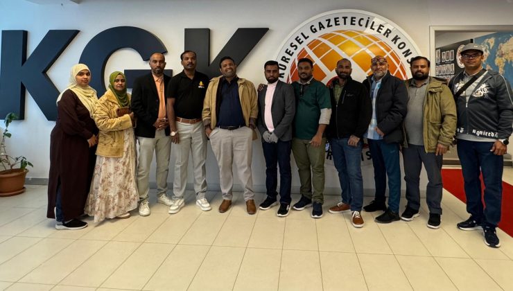 KGK, Sri Lankalı gazetecileri ağırladı