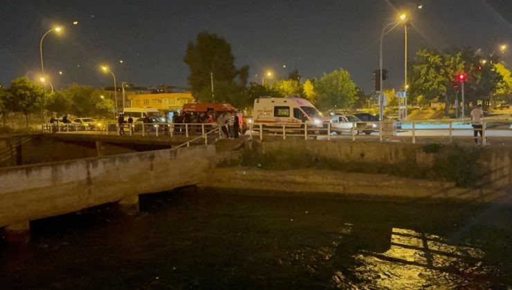 Adana’da sulama kanalına düşen genç kayboldu