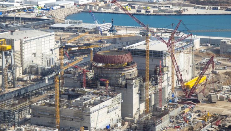 Akkuyu NGS’nin 2. Güç Ünitesinde iç koruma kabuğunun 6. katmanı kuruldu